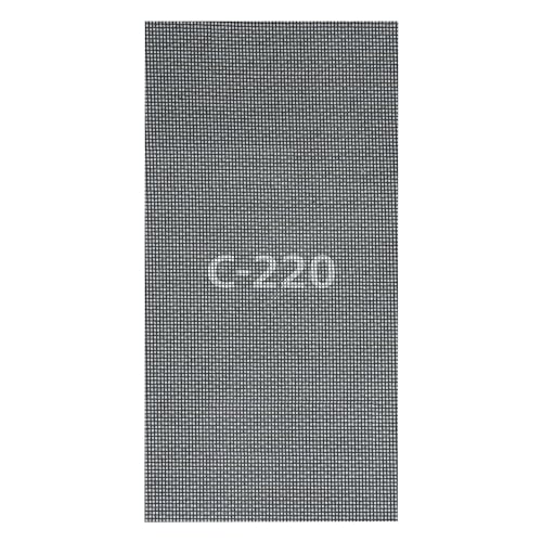 Wolfcraft Griglia Abrasiva Per Cartongesso, 1988000, 115 X 280 Mm, Nero