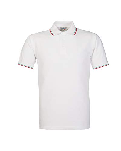 Rossini Trading Hh14602Hs Polo Italia Lancelot, Bianco, S