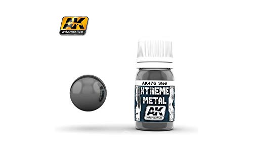 Ak Interactive Paints 30Ml Extreme Metal - Steel
