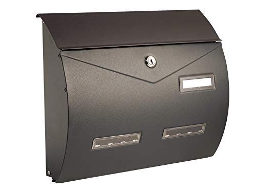 Alubox Cassetta Postale Porta Rivista 'Busta' Metallizzato Argento