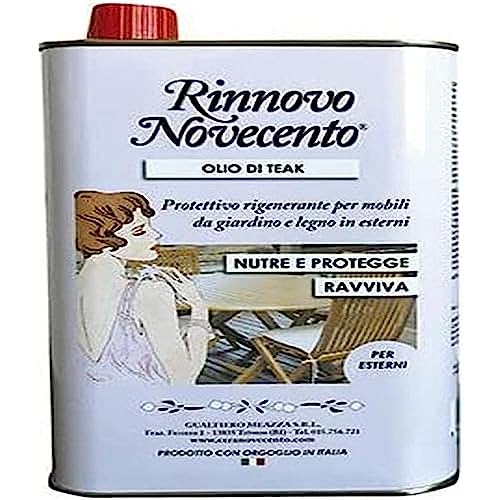 Cera Novecento 9011 Rinnovo Olio Di Teak, Neutro, 1 Litro