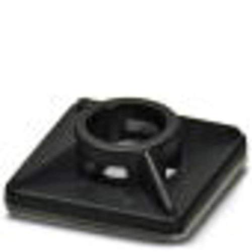 Phoenix Safe 3240707 Wt-Base Ls Hf 4 Bk-Attacco Per Fascette, 100 Pezzi, Nero