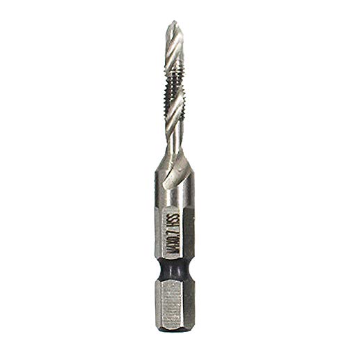Bozonli Punte Ad Attacco Esagonale, M4 Punte Trapano Maschi, Countersink Tap Drill Bit Hss Imposta Combinazione Attacco Filettare Innesto Esagonale Ta