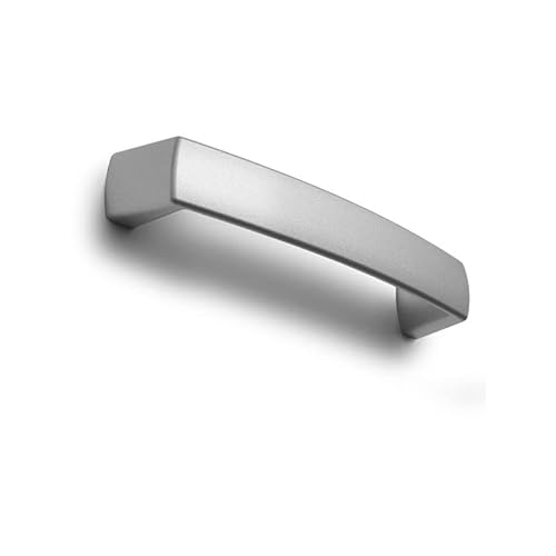 Oreca - 1 Maniglia Curva In Abs Alluminio Satinato 238X20X34 Interasse 224