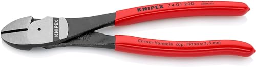 Knipex Tronchese Laterale Per Meccanica Tipo Forte Bonderizzata Nera, Rivestiti In Resina Sintetica 200 Mm 74 01 200