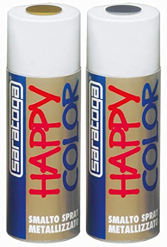 Saratoga Happy Color Spray 400Ml Oro Ricco Pallido