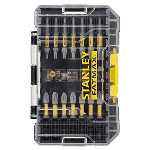Stanley Fatmax Sta88558-Xj Set 22 Pezzi Bussola Magnetica 7 Inserti Thorx 7 Phillips E 7 Pozidrive