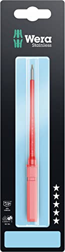 Wera - 05033629001 - Lama Giravite Isolata, Kraftform Kompakt Vde 3067 I Torx® Sb, Acciaio Inox, Tx 8 X 154 Mm