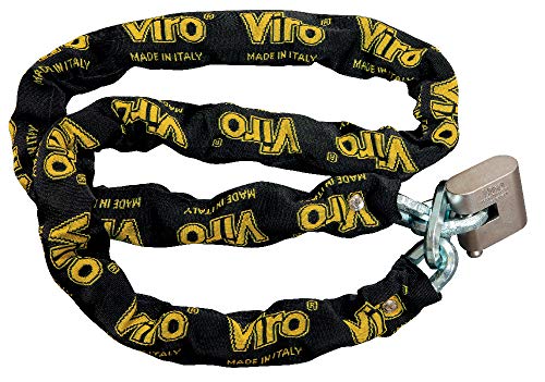 Viro Antifurto Moto, Scooter E Bici - Lucchetto "Eurothor" Con Catena N. 4155.150 (150 Cm)