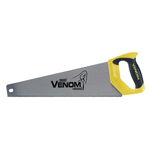 Draper Venom 82195 Second Fix - Sega A Mano Doppia Rettificata (500 Mm), Giallo