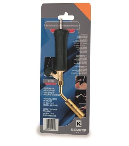 Kemper 1217 Cannello Curvo Per Saldatura A Bombola Con Beccuccio Diametro 17 Mm Senza Tubo