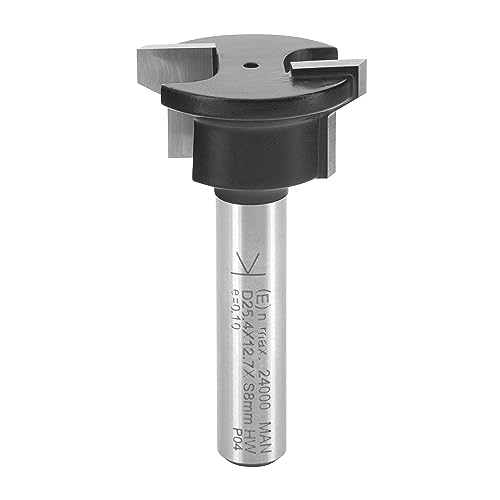 Ent 16270 Cassetti Fresa Per Incollaggio Carburo, Gambo (S) 8 Mm, Diametro (D1) 25,4 Mm, Nl1 12,7 Mm, D2 19 Mm, Nl2 3,97 Mm, Sl 32 Mm