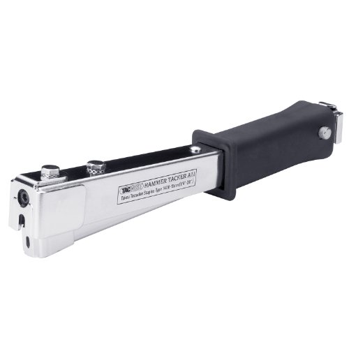 Tacwise 0322 A11 Hammer Tacker, Utilizza Graffette Tipo 140/6 - 10 Mm, Argento
