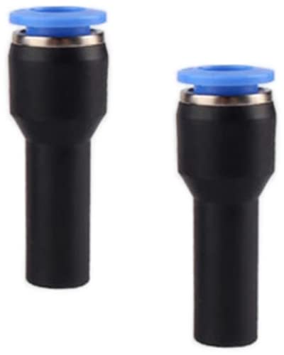 Set Di 2 Rivetti Pneumatici Per Tubo Iqs, Set Da 2 Pezzi, Tutte Le Misure 6-4 8-4 8-6 10-6 10-8 12-6 12-8 12-10 Mm (Raccordo Filettato Da 6 Mm A 4 Mm)