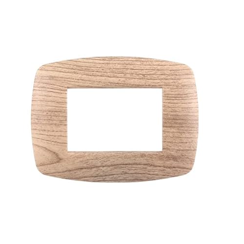 Placca Slim 3P Legno Chiaro