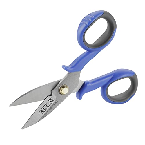 Alyco 108015 - Tijeras Para Electricistas Pelacables 145 Mm
