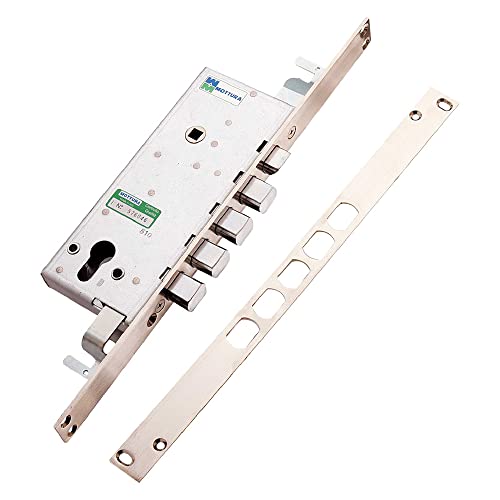 Serratura Da Infilare Triplice Per Porte Blindate Art. 85.140 Sx E 49 - Scatola Mm 193 X 78