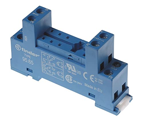 Finder 9565Sma - Supporto Per Relé Serie 4051/4052/4061/4462, Staffa Metallica