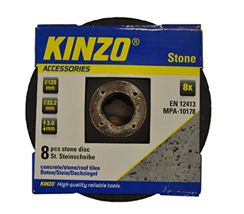 Kinzo Disco Flex Per Pietra 125 Mm Confezione Da 8 Pezzi