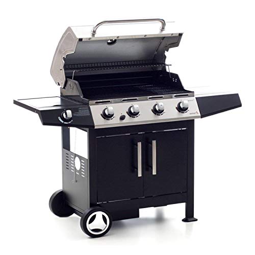 Sochef Golosone 4 Barbecue, Nero/Acciaio, 57X136X115 Cm