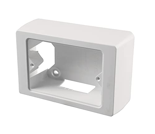 Poly Pool Pp0273 Scatola Rettangolare Portaplacca, Da Parete, Dimensioni Interne 92X63X42,5Mm