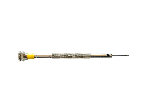 Buzzufy Bontech - Cacciavite Per Orologiaio, 0,80 Mm, Colore: Giallo, Giallo