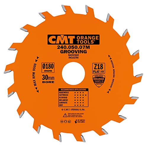 Cmt 240.050.07M Lama Circolare Per Incastri Hw 180X5/3X30 Z18 Piano