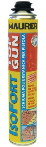 Schiuma Poliuretanica Per Pistola Isofort Top Gun Maurer 750Ml Per Coppi, Tegole