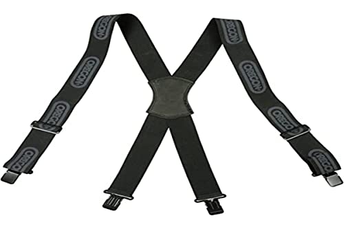 Oregon Bretelle Con Clip In Metallo, Larghezza 5 Cm, Nero, 120 Cm
