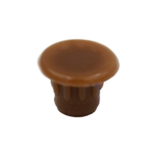 50 Tappi Copriforo 5Mm Irox Mtp050507Mi Marrone Marroni Plastica Profondità Foro 5Mm Testa 7Mm Tappo Copri Foro Per Mobili 5 Mm
