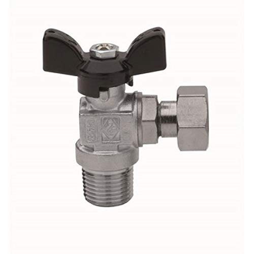 Valvola A Sfera A Squadra Filettatura Maschio Con Girello 1/2" X 1/2"