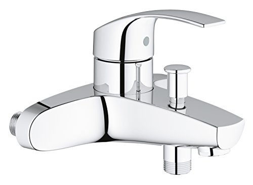 Grohe Gro-23461002 23461002-Eurosmart Grifo De Ducha, Montaje En Pared, Nero