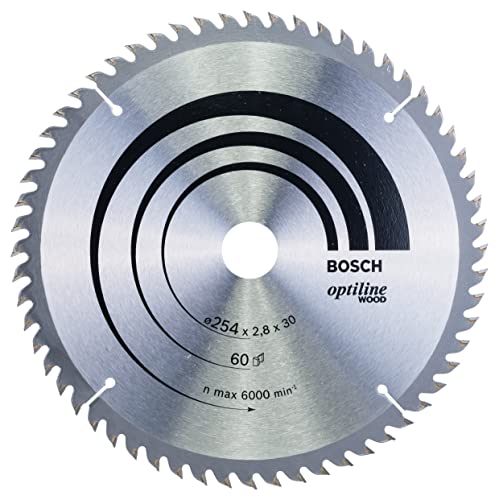 Bosch Accessories 2608640444 Lama Troncatrice Optiline, 254 X 30, Argento