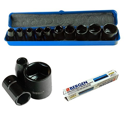 Us Pro 10 Pz 1/2" Dr Shallow Impact Set Metrico Mm B1396