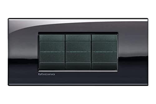 Bticino Lnc4803Pt Placca Livinglight Air 3 Moduli, Peltro