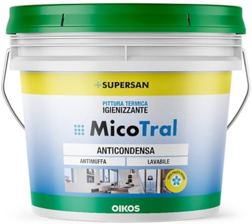 Oikos Micotral Pittura Specifica Anticondensa Lattina Da 1 Litro