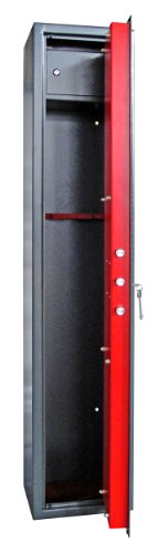 Armadio Portafucile In Acciaio Verniciato Serratura A Chiave Cm 30X25Xh 148