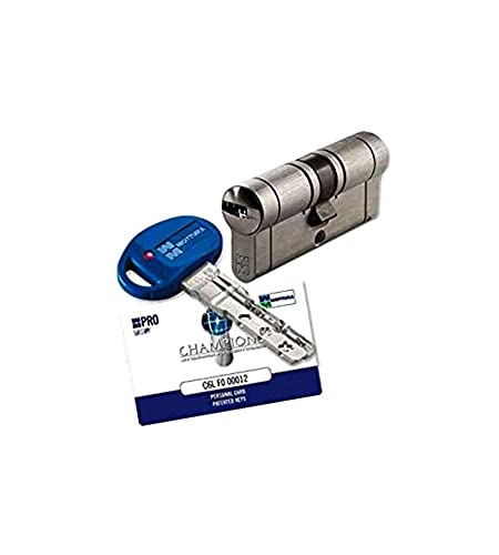 Cilindro Di Sicurezza Mottura Champions Pro Mm.82 Armo Riarmo 3Chiavi +1N +1S Cp4D3151A1