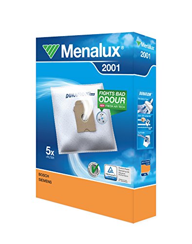 Menalux Duraflow 2001-5 Sacchetti Per Aspirapolvere Siemens/Vs 01