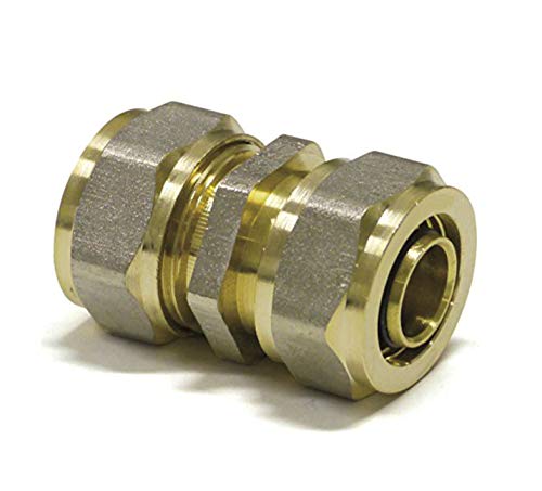 Raccordo Dritto A Compressione Per Tubi, 16 Mm X 16 Mm