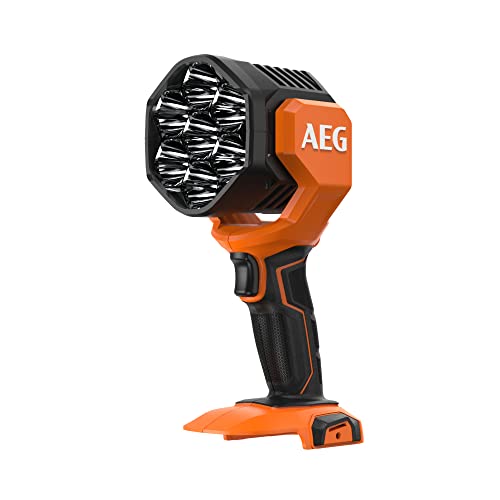 Aeg Btl18C2-0 Torcia Led 18V Ad Elevata Luminosità, Con 7 Luci Led, Con 3 Differenti Impostazioni Di Luminosità, Fino A 3200 Lumen Di Luminosità, Con