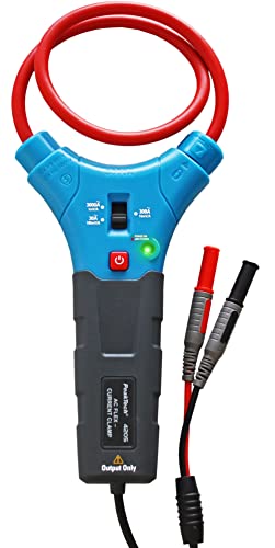 Peaktech 4205 - Pinza Di Alimentazione Flessibile Adattatore 30/300/3000A Ac Per Multimetro, Connettore Da 4 Mm, Misuratore Di Corrente, Pinza Amperom