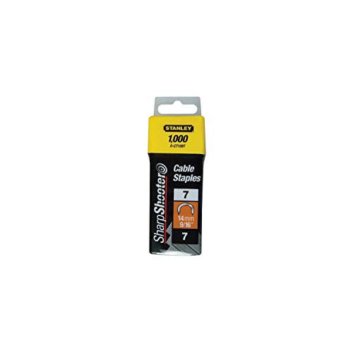 Stanley 1-Ct109T Graffette Tipo 7, Set Di 1000 Pz, 14 Mm