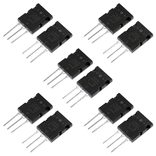Transistor In Silicio Audio Compatibile Con Transistor Amplificatore Ad Alta Potenza Per Modello 2Sa1943 2Sc5200, 5 Coppie