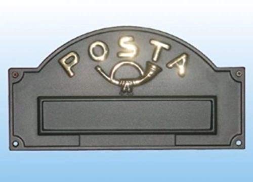 Placca Bucalettere Antica Ghisa A3/Gh
