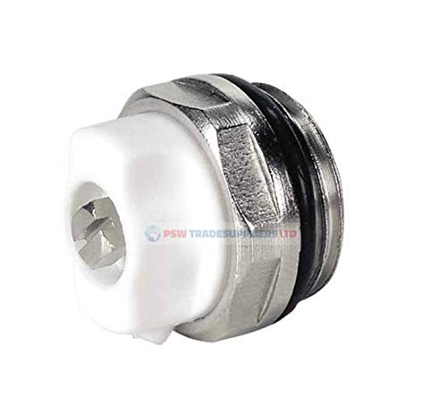 1/2'' Manuale Bianco Cromato Direzionale Radiatore Valvola Di Sfiato D' Aria Plug