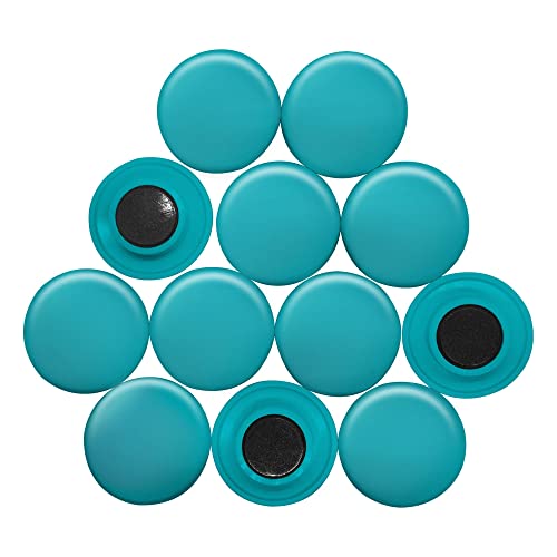 Grandi Magneti Dell'Ufficio Di Pianificazione Verde Per Frigorifero, Lavagna, Tabellone, Mobile In Archiviazione - 40Mm Dia X 8Mm Alto - Confezione Di