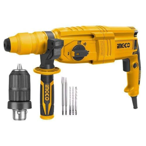 Trapano Tassellatore Con Mandrino + Accessori - Rgh9028-2 Ingco - 800W