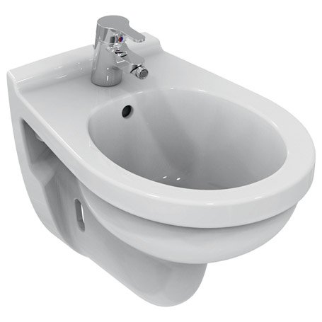Ceramica Dolomite E886101 Quarzo Bidet Sospeso Monoforo - Bianco
