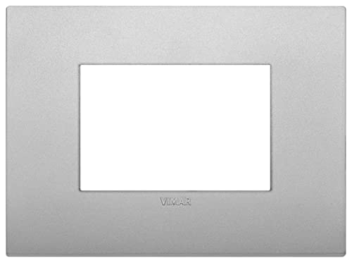 Vimar 19653.79 Placca Classic, Argento, 3 Moduli